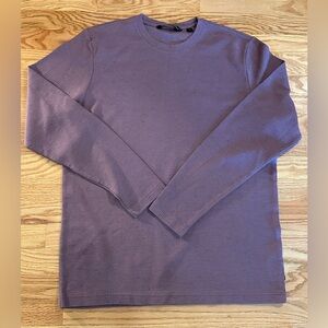 Travis Mathew Purple Long Sleeve Tee Large